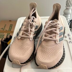 Adidas Women's Beige and Black Sneakers